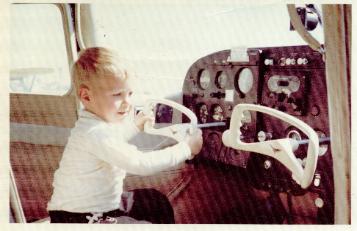 Jim Hogan as a young pilot